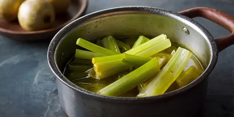 Cooked celery