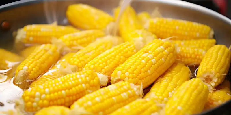 Boiled corn (with salt)
