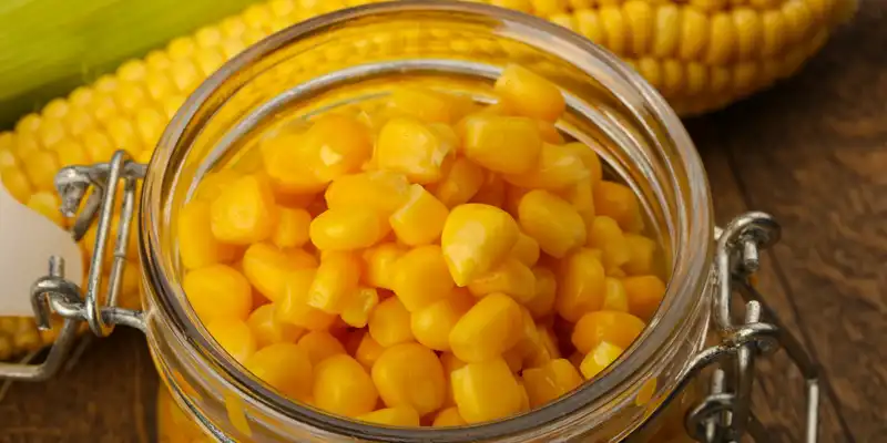 Canned corn sweet