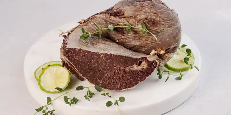 Cooked lamb spleen