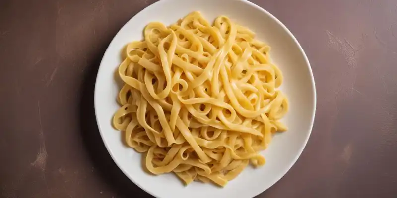 Cooked egg noodles (with salt)