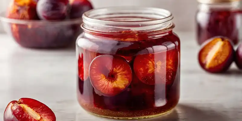 Canned plum