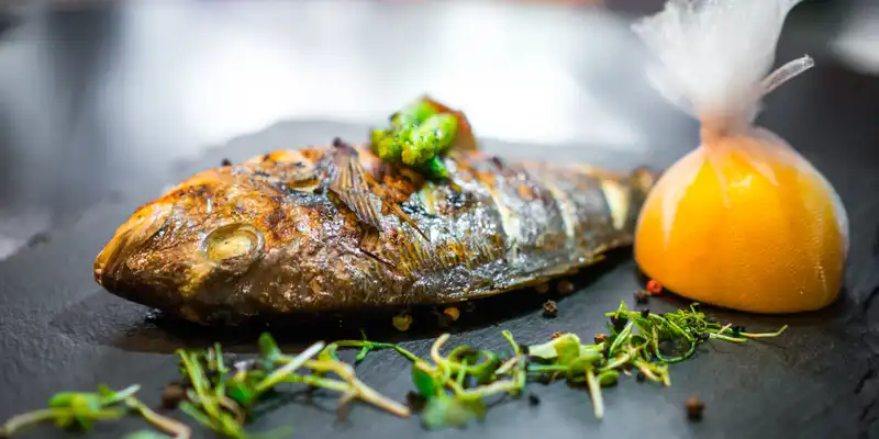 Cooked pompano