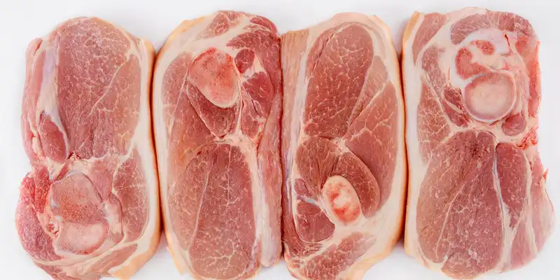 Échine de porc (avec os, côtelettes)
