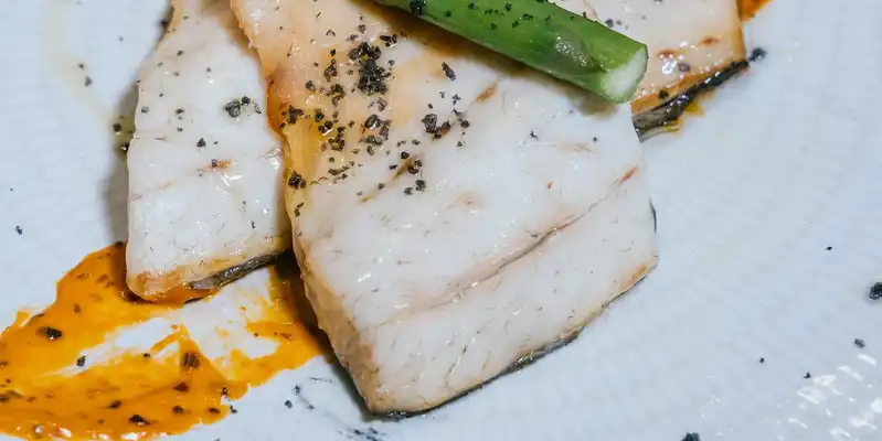 Baked or broiled sablefish