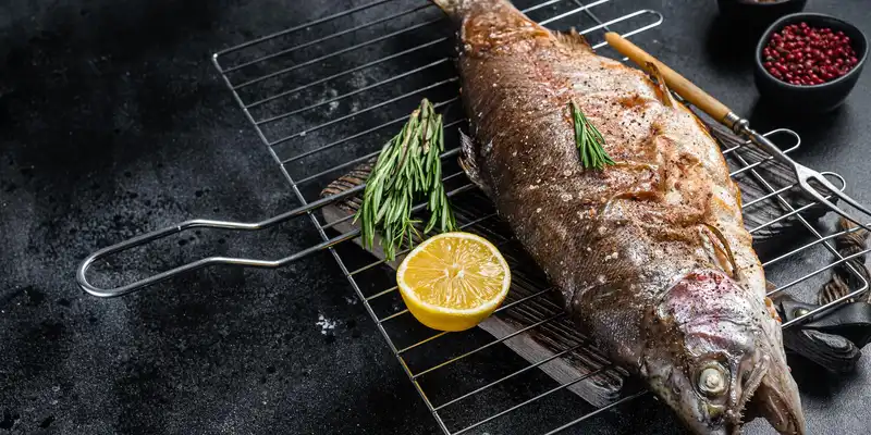 Baked or broiled seatrout