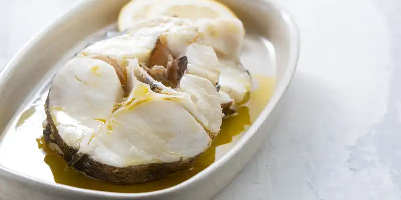 Baked or broiled shad