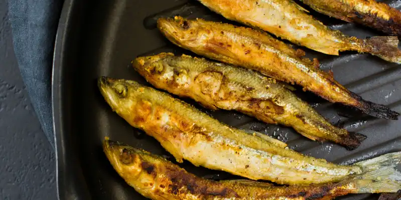 Cooked rainbow smelt