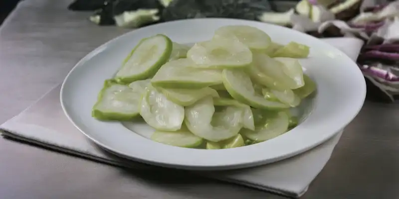 Cooked towelgourd